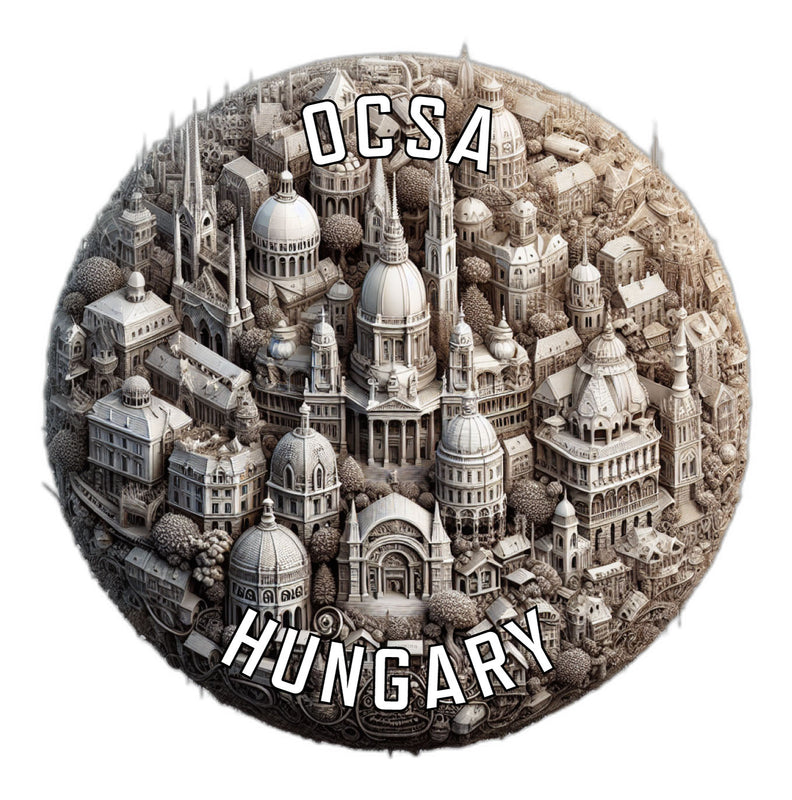 Ocsa Hungary Souvenir Vinyl Decal Sticker 6-Inch