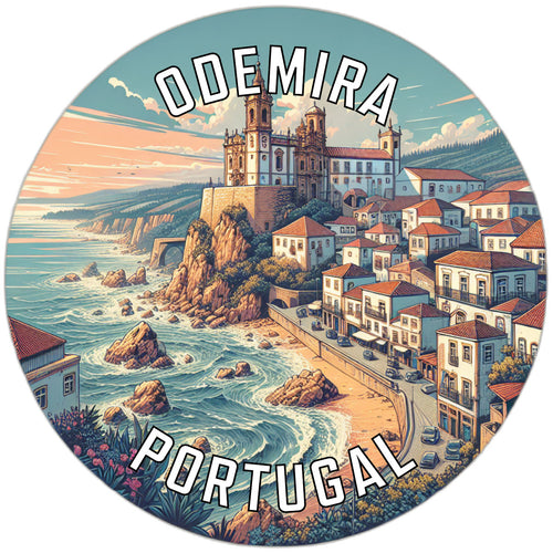 Odemira Portugal Souvenir Die Cut Flat Magnet 2-Inch