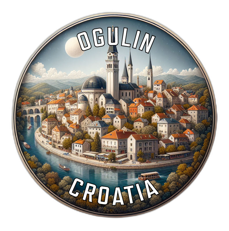 Ogulin Croatia Souvenir Vinyl Decal Sticker 2-Inch