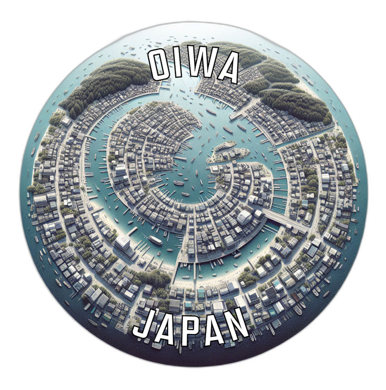 Oiwa Japan Souvenir Die Cut Flat Magnet 6-Inch