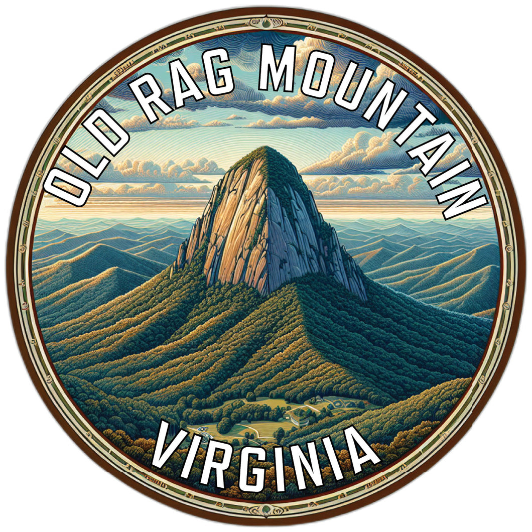 Old Rag Mountain Souvenir Vinyl Decal Sticker 2-Inch