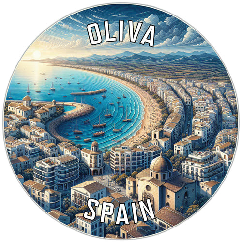 Oliva Spain Souvenir Vinyl Decal Sticker 2-Inch