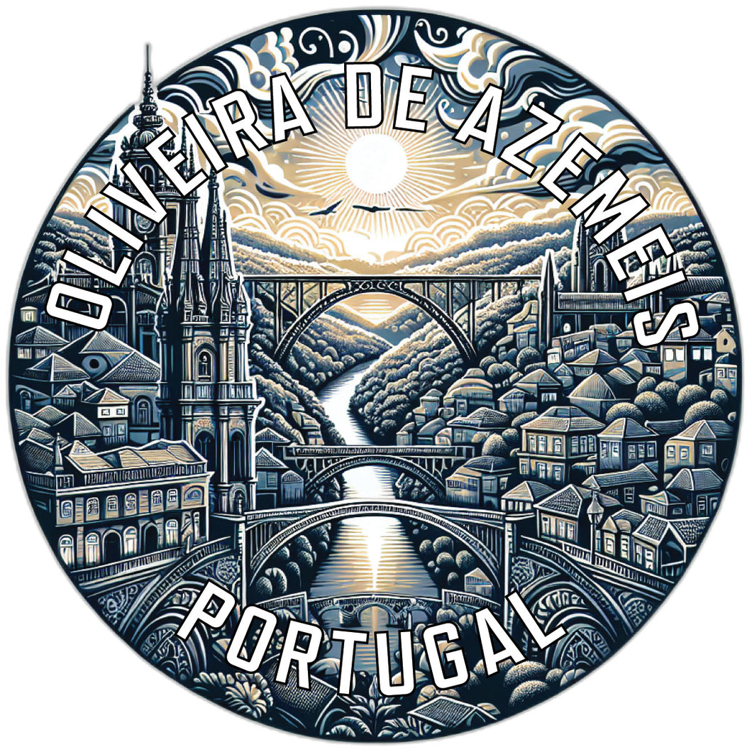 Oliveira de Azemeis Portugal Souvenir Vinyl Decal Sticker 2-Inch