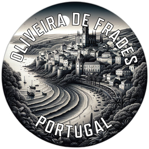 Oliveira de Frades Portugal Souvenir Die Cut Flat Magnet 2-Inch