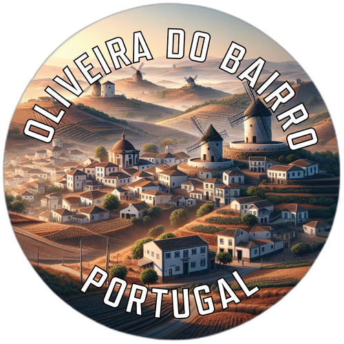 Oliveira do Bairro Portugal Souvenir Die Cut Flat Magnet 6-Inch