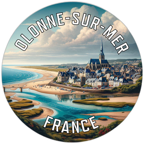 Olonne sur Mer France Souvenir Vinyl Decal Sticker 6-Inch