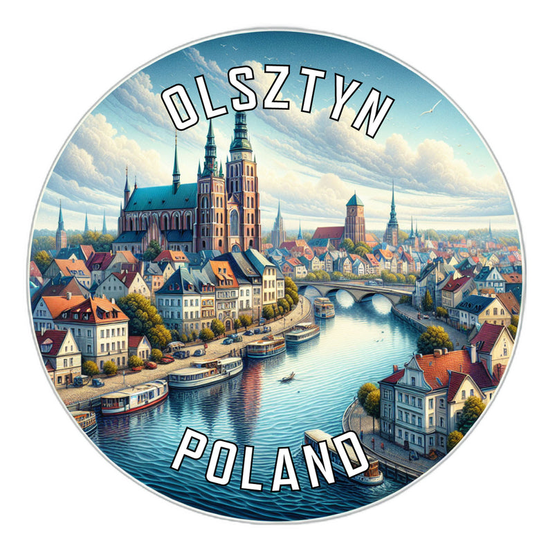 Olsztyn Poland Souvenir Vinyl Decal Sticker 2-Inch