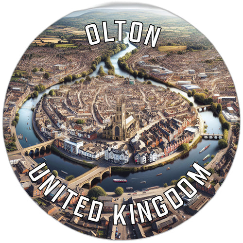 Olton United Kingdom Souvenir Vinyl Decal Sticker 2-Inch