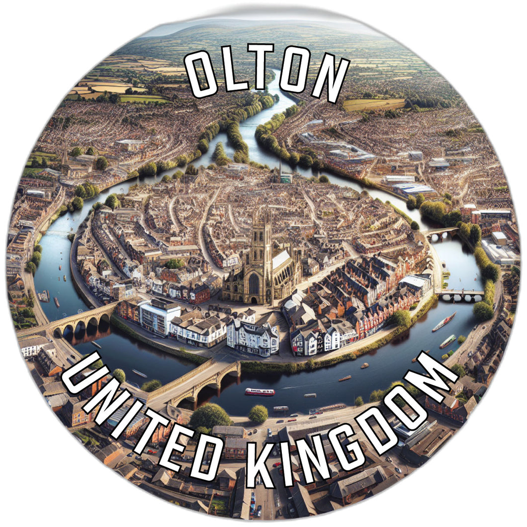 Olton United Kingdom Souvenir Vinyl Decal Sticker 2-Inch