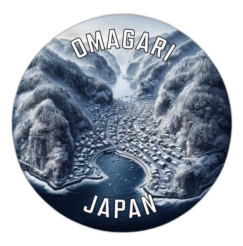 Omagari Japan Souvenir Die Cut Flat Magnet 2-Inch