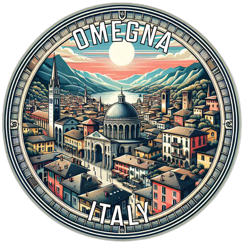 Omegna Italy Souvenir Vinyl Decal Sticker 2-Inch