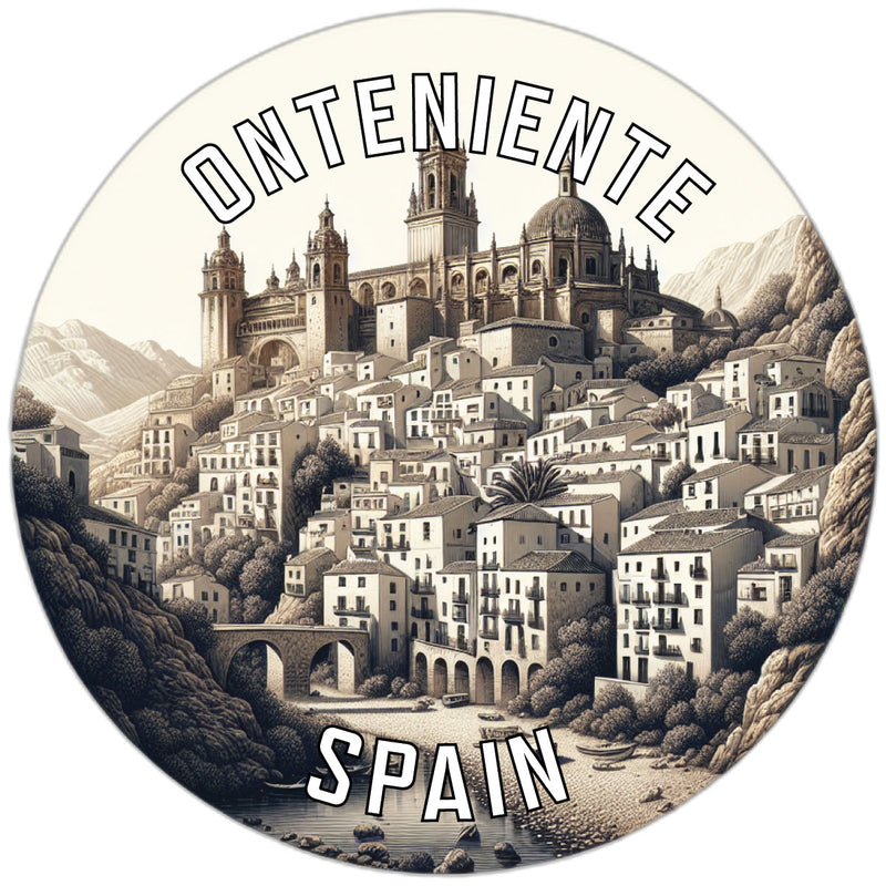 Onteniente Spain Souvenir Vinyl Decal Sticker 2-Inch