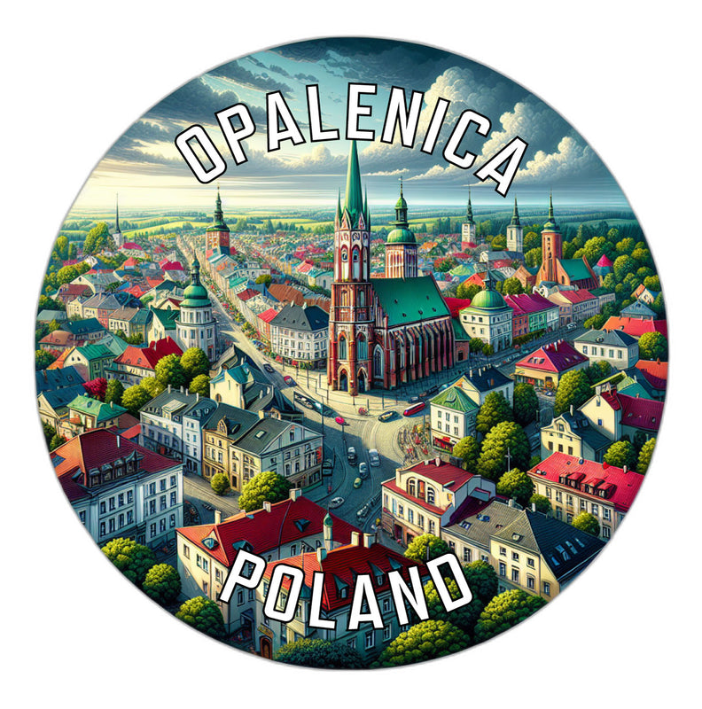 Opalenica Poland Souvenir Vinyl Decal Sticker 6-Inch