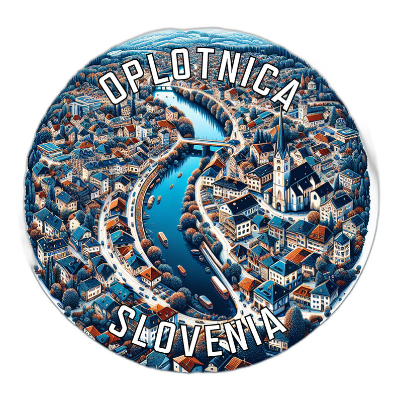 Oplotnica Slovenia Souvenir Vinyl Decal Sticker 2-Inch