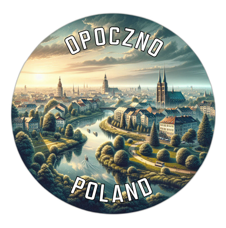 Opoczno Poland Souvenir Vinyl Decal Sticker 2-Inch