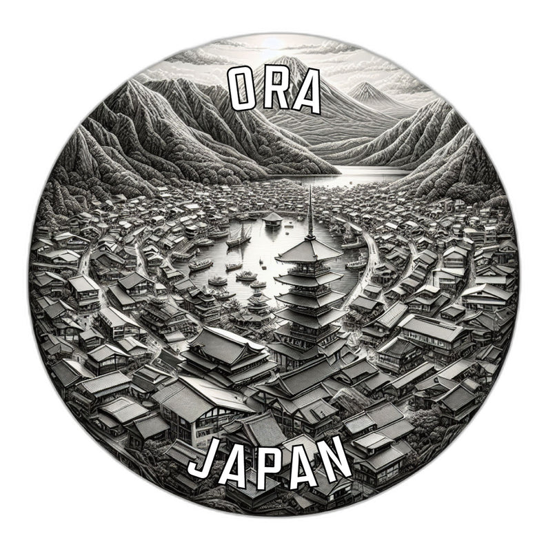Ora Japan Souvenir Vinyl Decal Sticker 3-Inch