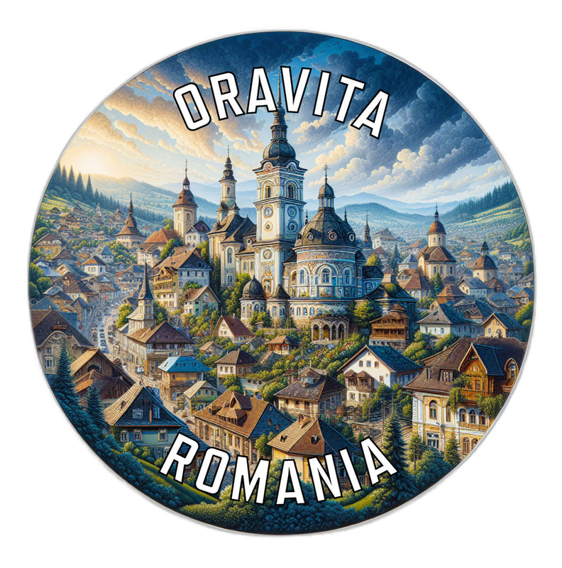 Oravita Romania Souvenir Vinyl Decal Sticker 6-Inch