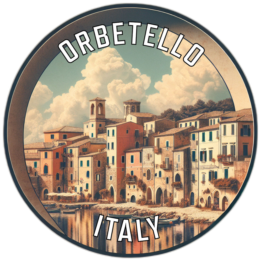 Orbetello Italy Souvenir Die Cut Flat Magnet 2-Inch
