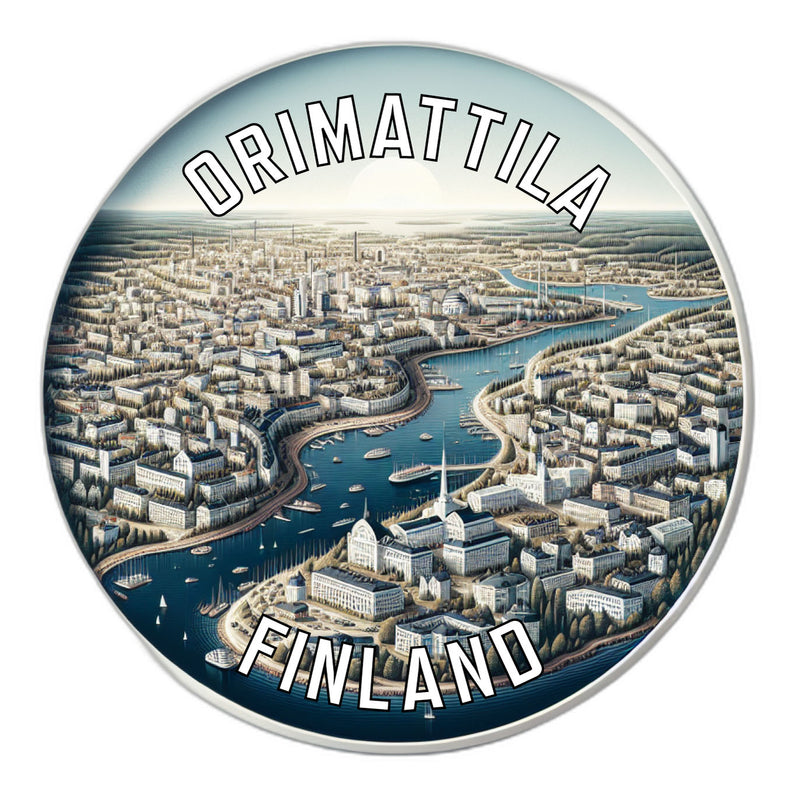 Orimattila Finland Souvenir Die Cut Flat Magnet 2-Inch