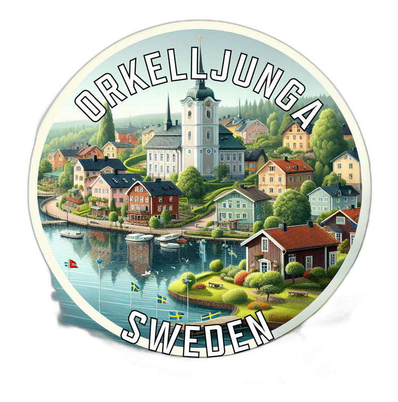 Orkelljunga Sweden Souvenir Vinyl Decal Sticker 6-Inch