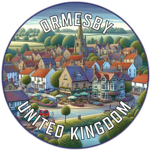 Ormesby United Kingdom Souvenir Vinyl Decal Sticker 2-Inch