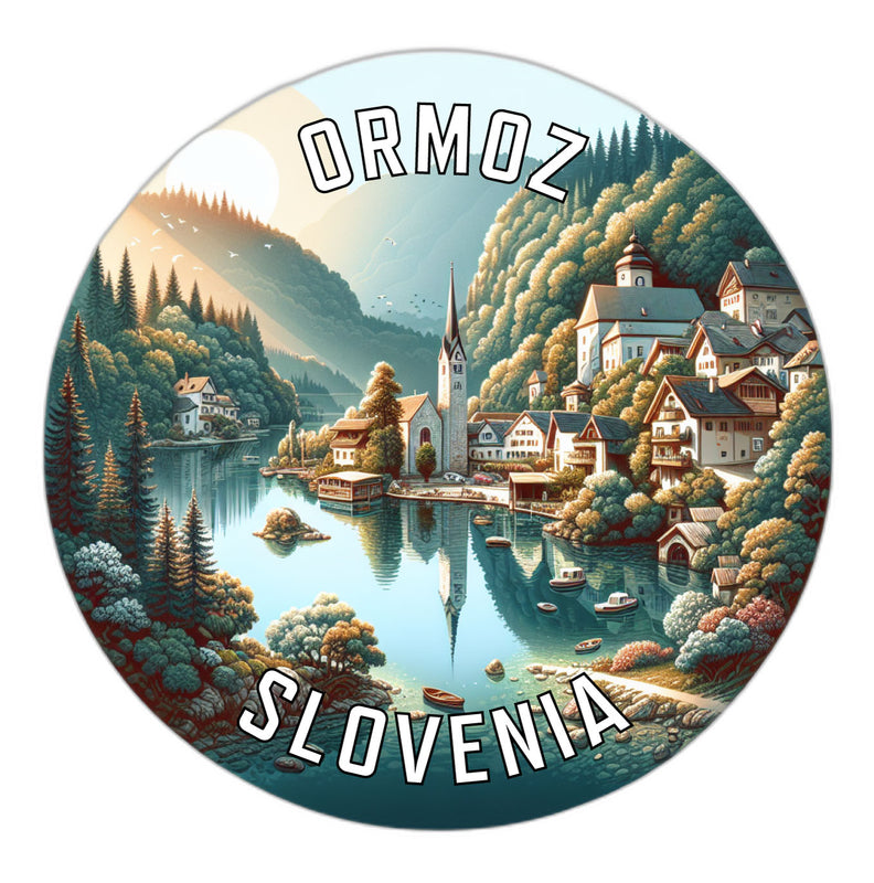 Ormoz Slovenia Souvenir Die Cut Flat Magnet 2-Inch
