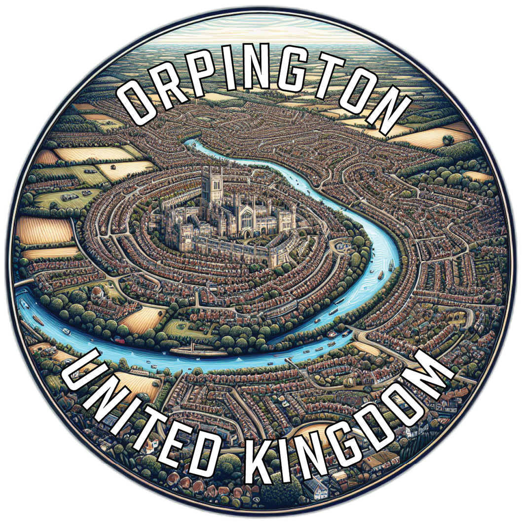 Orpington United Kingdom Souvenir Vinyl Decal Sticker 2-Inch