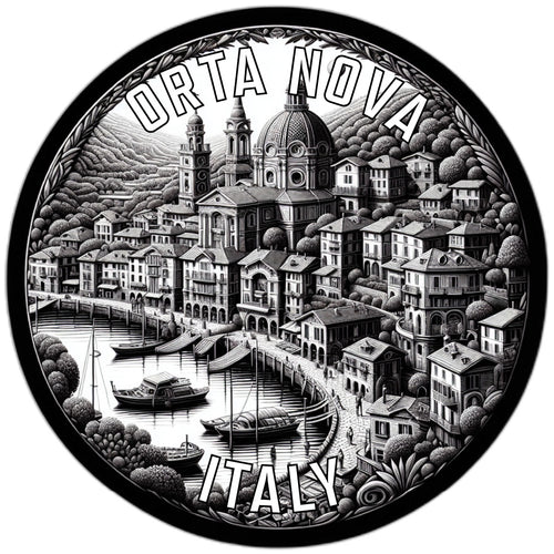 Orta Nova Italy Souvenir Vinyl Decal Sticker 4-Inch