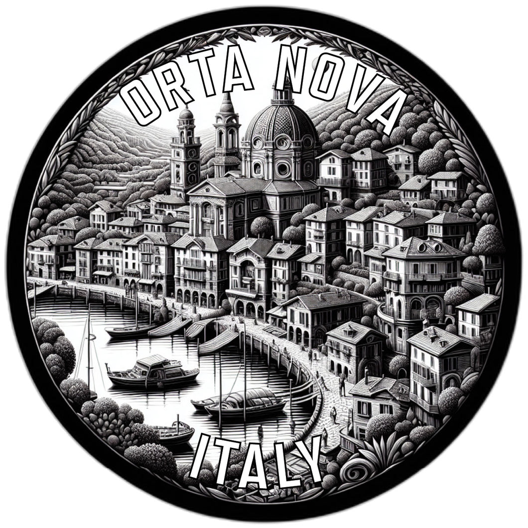 Orta Nova Italy Souvenir Vinyl Decal Sticker 4-Inch