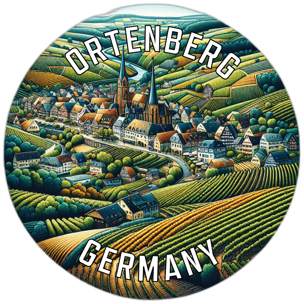 Ortenberg Germany Souvenir Vinyl Decal Sticker 2-Inch