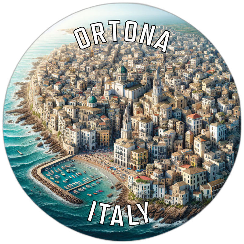 Ortona Italy Souvenir Vinyl Decal Sticker 2-Inch