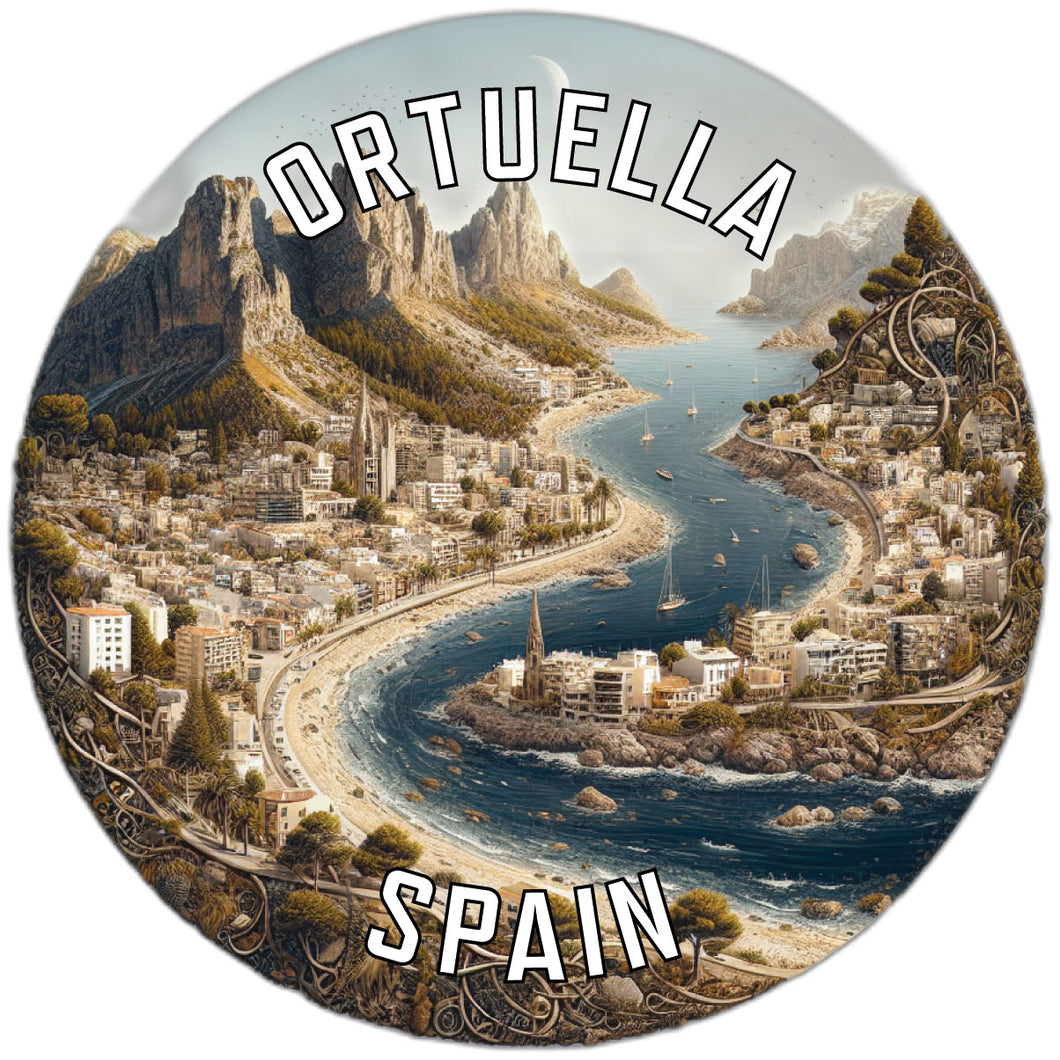 Ortuella Spain Souvenir Vinyl Decal Sticker 2-Inch