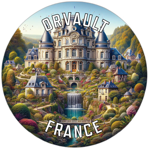Orvault France Souvenir Vinyl Decal Sticker 3-Inch