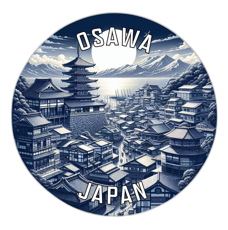 Osawa Japan Souvenir Vinyl Decal Sticker 2-Inch