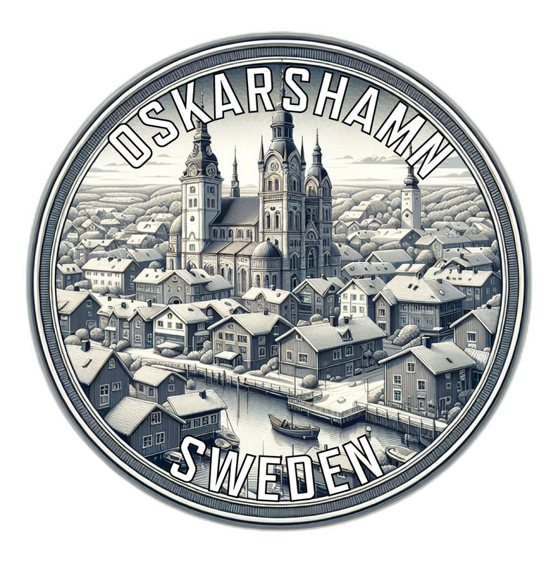 Oskarshamn Sweden Souvenir Vinyl Decal Sticker 6-Inch