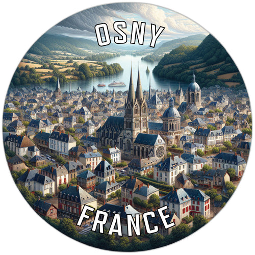 Osny France Souvenir Vinyl Decal Sticker 2-Inch