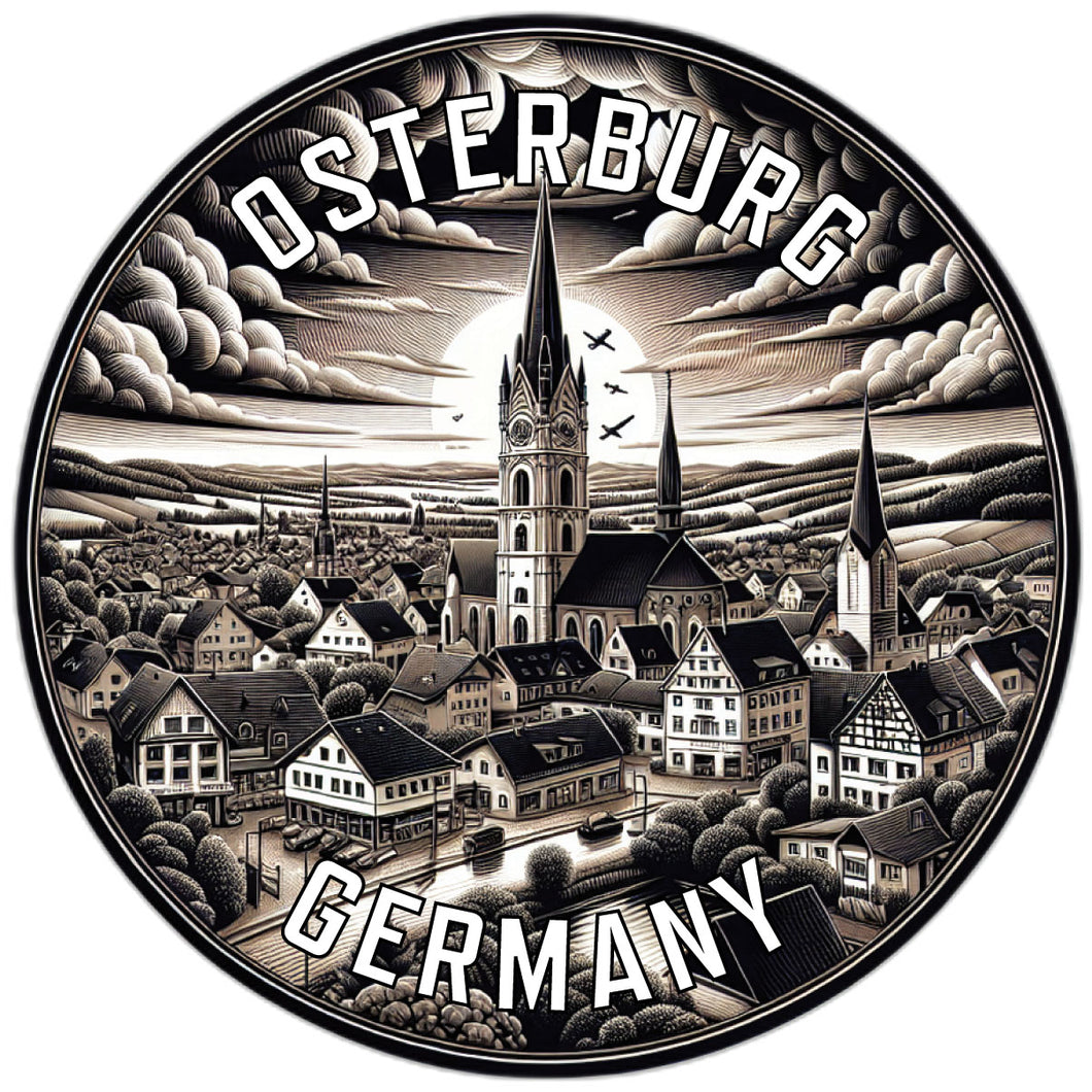 Osterburg Germany Souvenir Vinyl Decal Sticker 2-Inch
