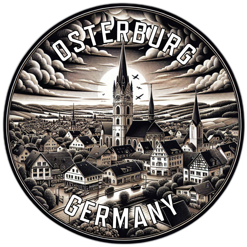 Osterburg Germany Souvenir Vinyl Decal Sticker 2-Inch