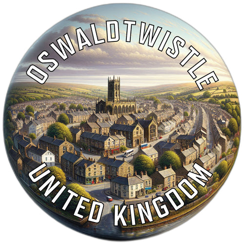 Oswaldtwistle United Kingdom Souvenir Vinyl Decal Sticker 6-Inch