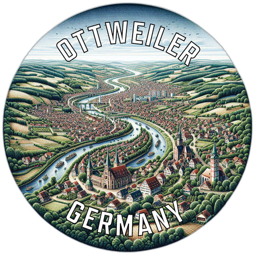 Ottweiler Germany Souvenir Vinyl Decal Sticker 2-Inch