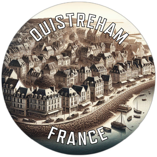 Ouistreham France Souvenir Vinyl Decal Sticker 6-Inch