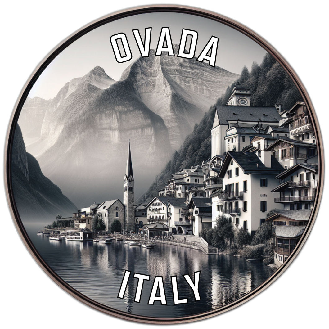 Ovada Italy Souvenir Die Cut Flat Magnet 2-Inch