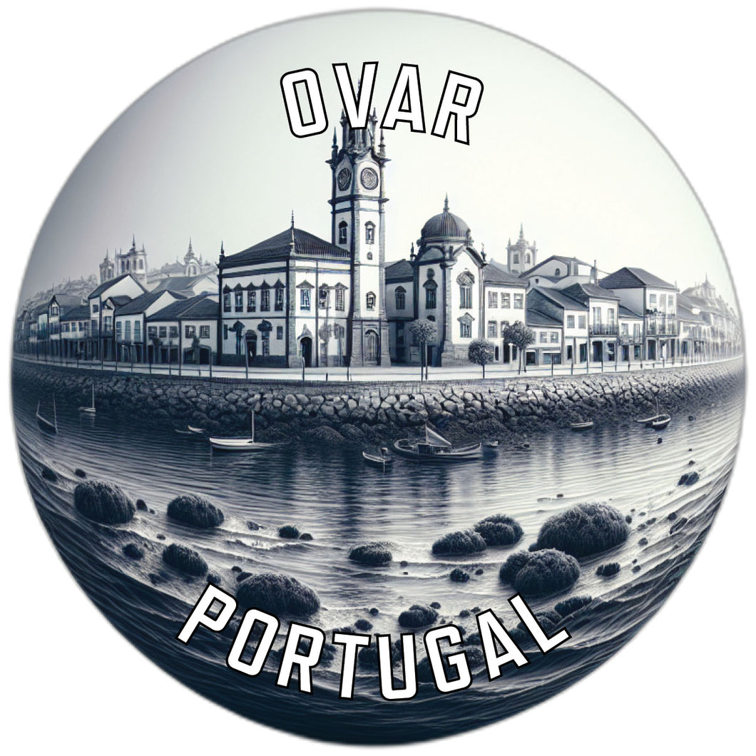 Ovar Portugal Souvenir Die Cut Flat Magnet 6-Inch