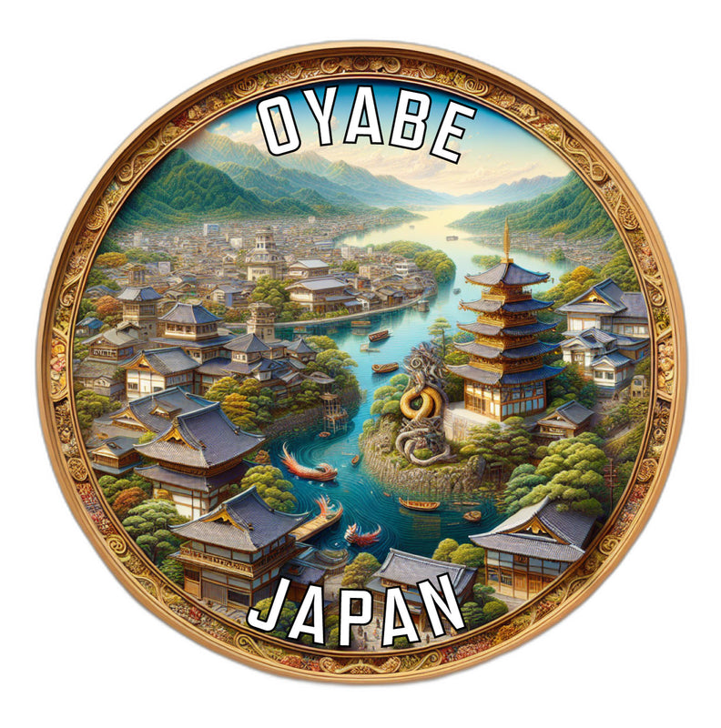 Oyabe Japan Souvenir Vinyl Decal Sticker 6-Inch