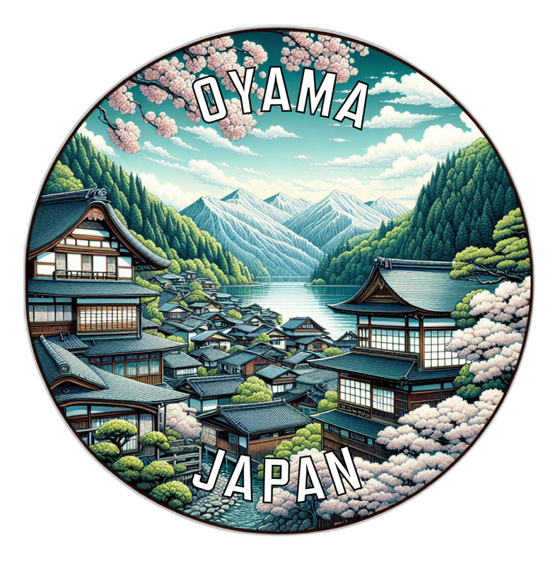 Oyama Japan Souvenir Vinyl Decal Sticker 6-Inch