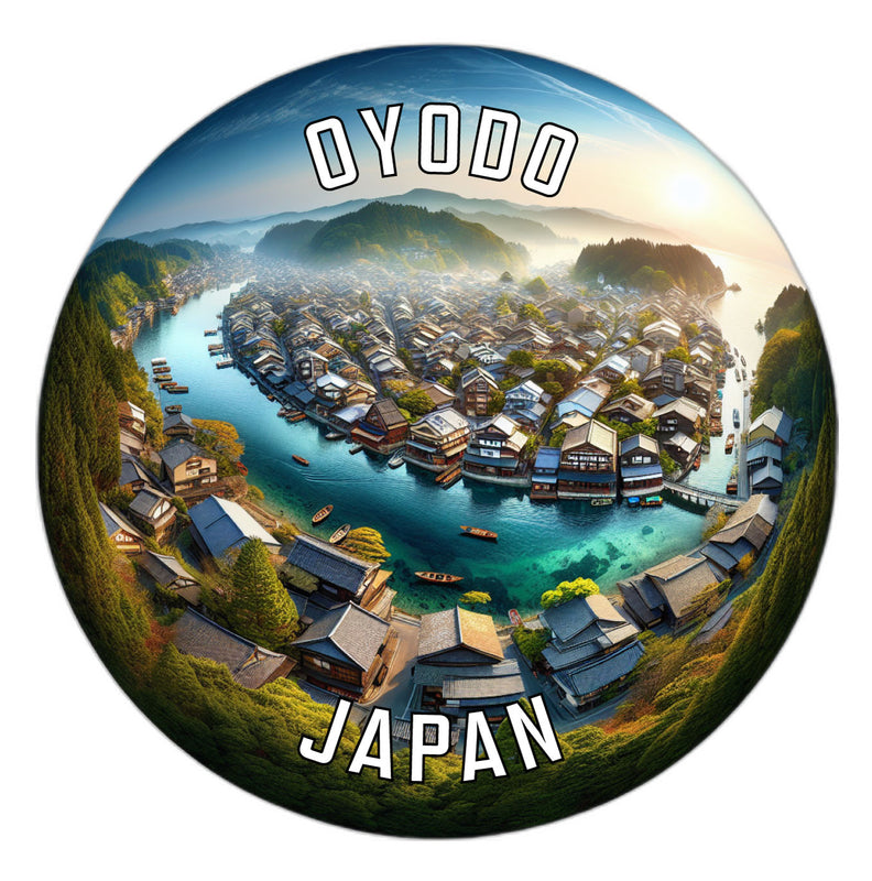 Oyodo Japan Souvenir Vinyl Decal Sticker 2-Inch