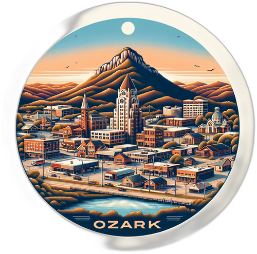 Ozark Missouri Souvenir Vinyl Decal Sticker 3-Inch