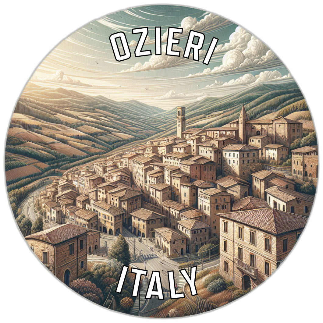 Ozieri Italy Souvenir Die Cut Flat Magnet 2-Inch