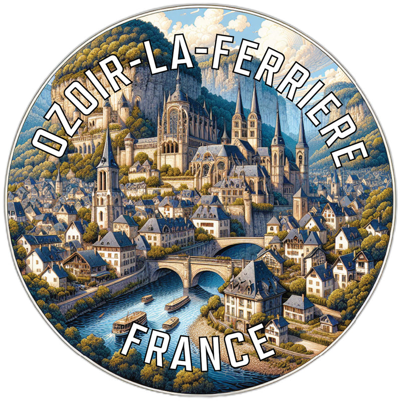 Ozoir la Ferriere France Souvenir Vinyl Decal Sticker 2-Inch