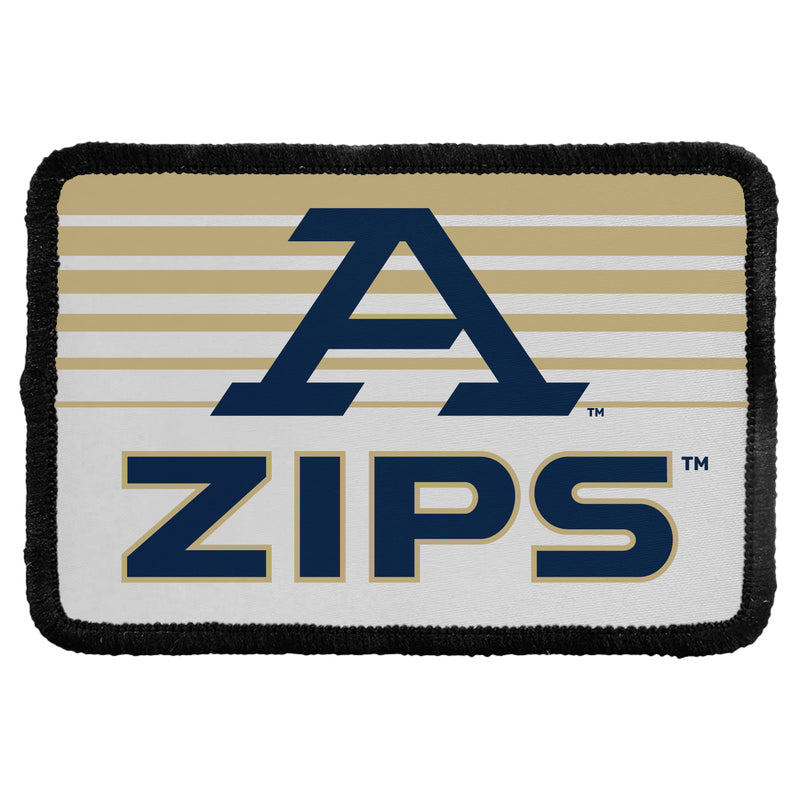 Akron Zips Officially Licensed Cloth Patch Rectangle